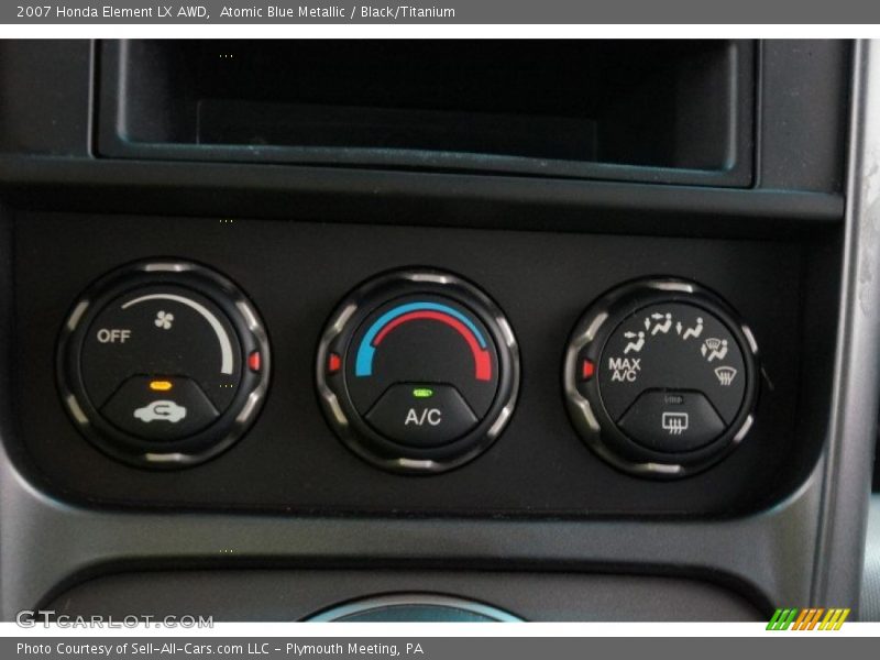 Atomic Blue Metallic / Black/Titanium 2007 Honda Element LX AWD
