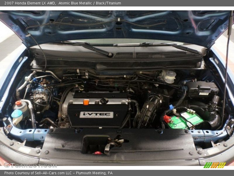 Atomic Blue Metallic / Black/Titanium 2007 Honda Element LX AWD