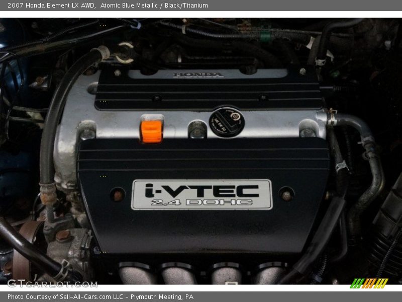 Atomic Blue Metallic / Black/Titanium 2007 Honda Element LX AWD