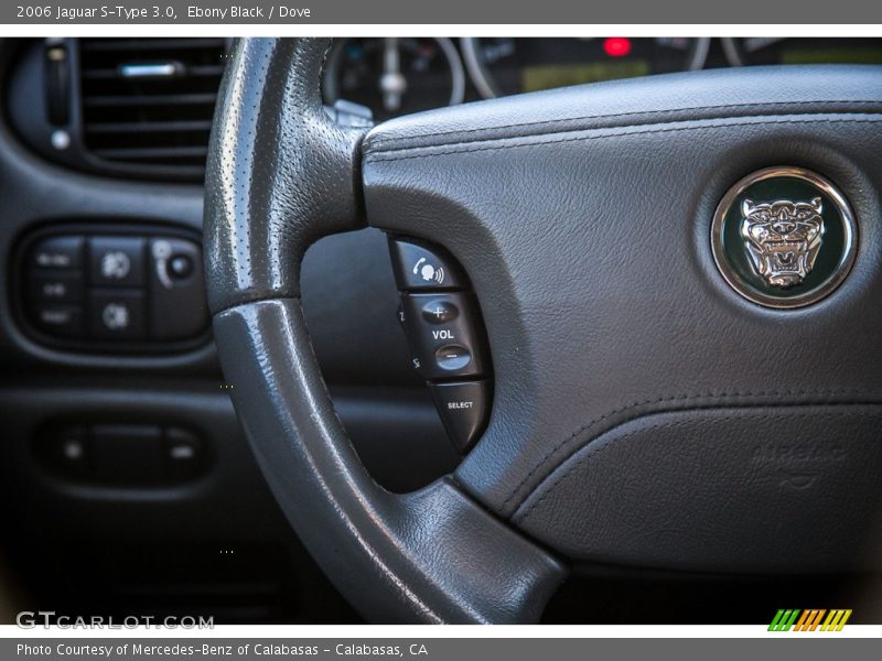 Ebony Black / Dove 2006 Jaguar S-Type 3.0