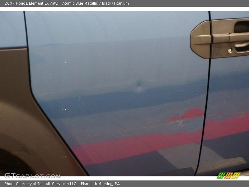 Atomic Blue Metallic / Black/Titanium 2007 Honda Element LX AWD
