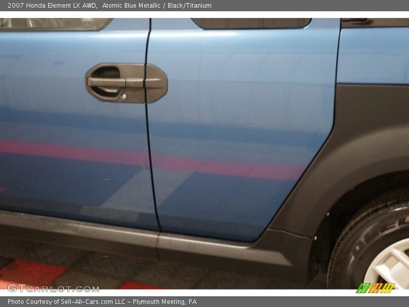 Atomic Blue Metallic / Black/Titanium 2007 Honda Element LX AWD