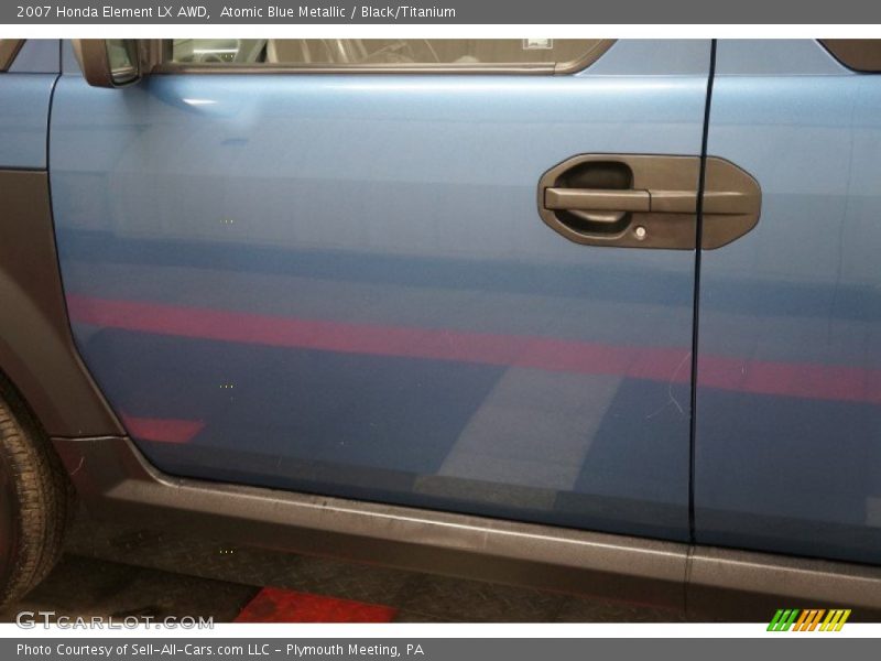 Atomic Blue Metallic / Black/Titanium 2007 Honda Element LX AWD