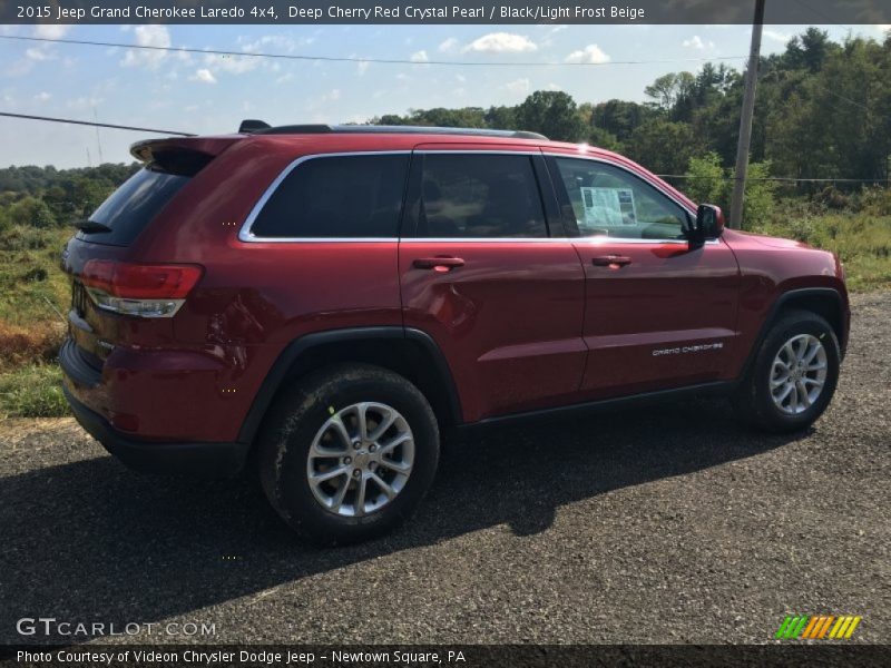 Deep Cherry Red Crystal Pearl / Black/Light Frost Beige 2015 Jeep Grand Cherokee Laredo 4x4