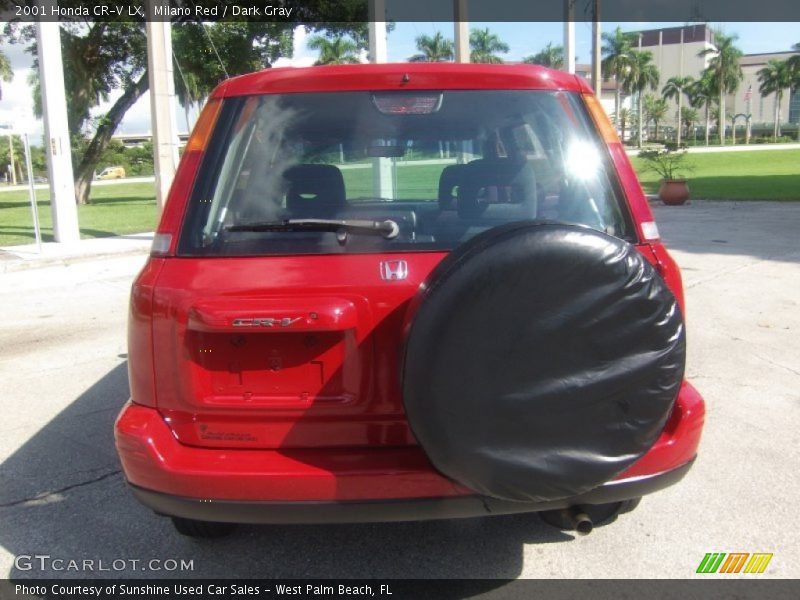 Milano Red / Dark Gray 2001 Honda CR-V LX
