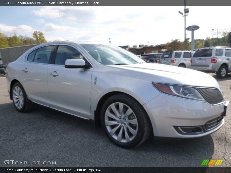 Silver Diamond / Charcoal Black 2013 Lincoln MKS FWD