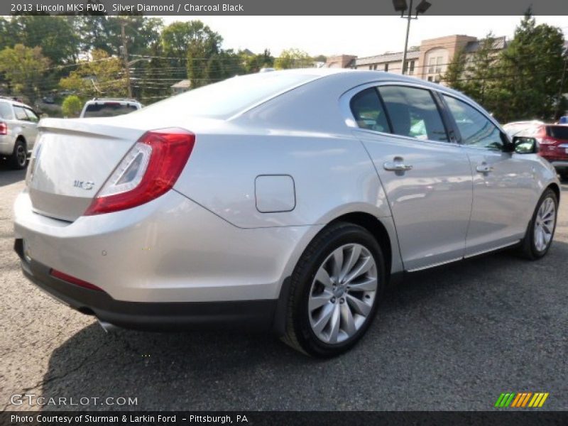 Silver Diamond / Charcoal Black 2013 Lincoln MKS FWD