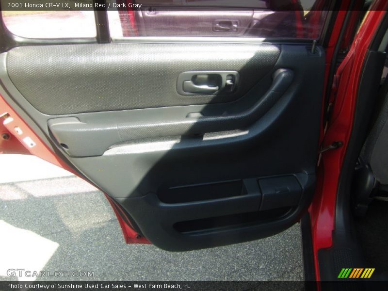 Milano Red / Dark Gray 2001 Honda CR-V LX