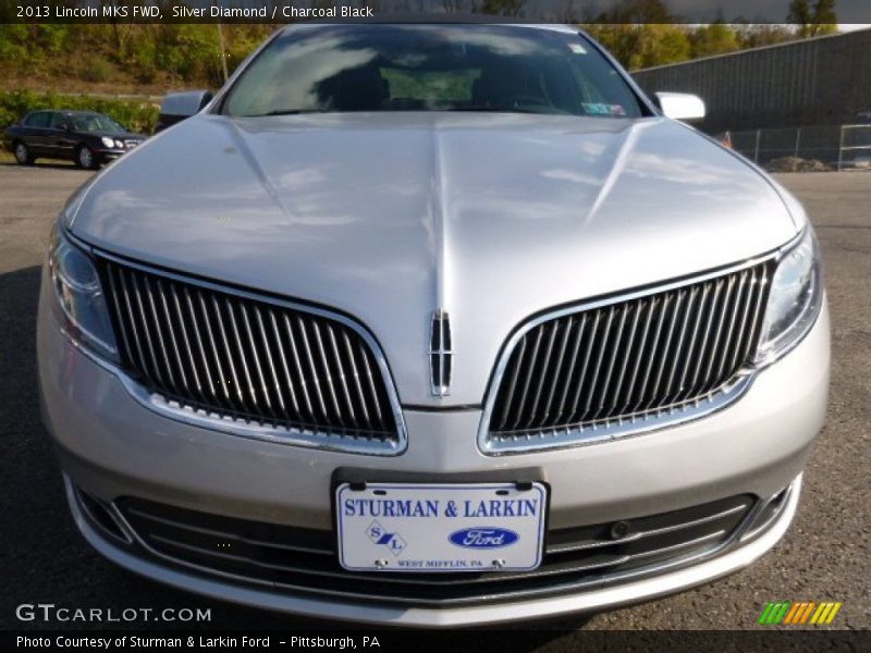 Silver Diamond / Charcoal Black 2013 Lincoln MKS FWD