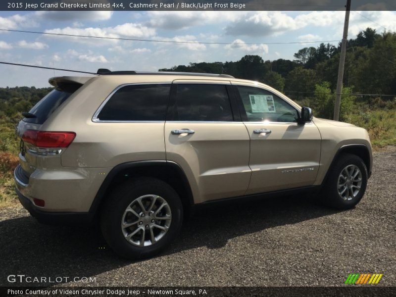 Cashmere Pearl / Black/Light Frost Beige 2015 Jeep Grand Cherokee Limited 4x4