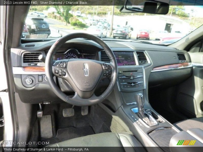 Silver Diamond / Charcoal Black 2013 Lincoln MKS FWD