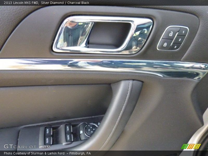 Silver Diamond / Charcoal Black 2013 Lincoln MKS FWD
