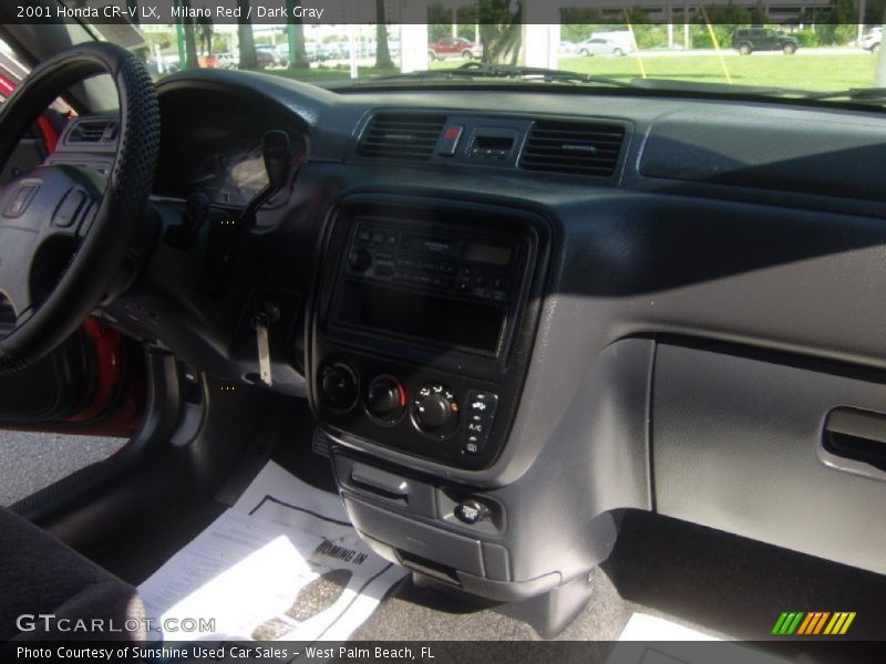 Milano Red / Dark Gray 2001 Honda CR-V LX