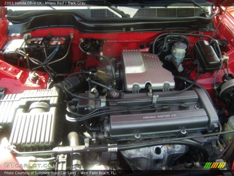 Milano Red / Dark Gray 2001 Honda CR-V LX