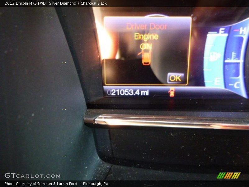 Silver Diamond / Charcoal Black 2013 Lincoln MKS FWD