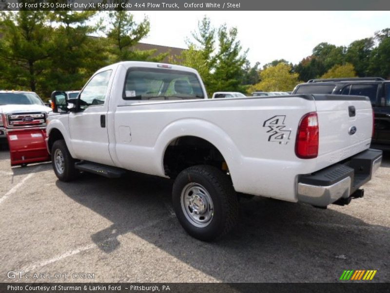 Oxford White / Steel 2016 Ford F250 Super Duty XL Regular Cab 4x4 Plow Truck