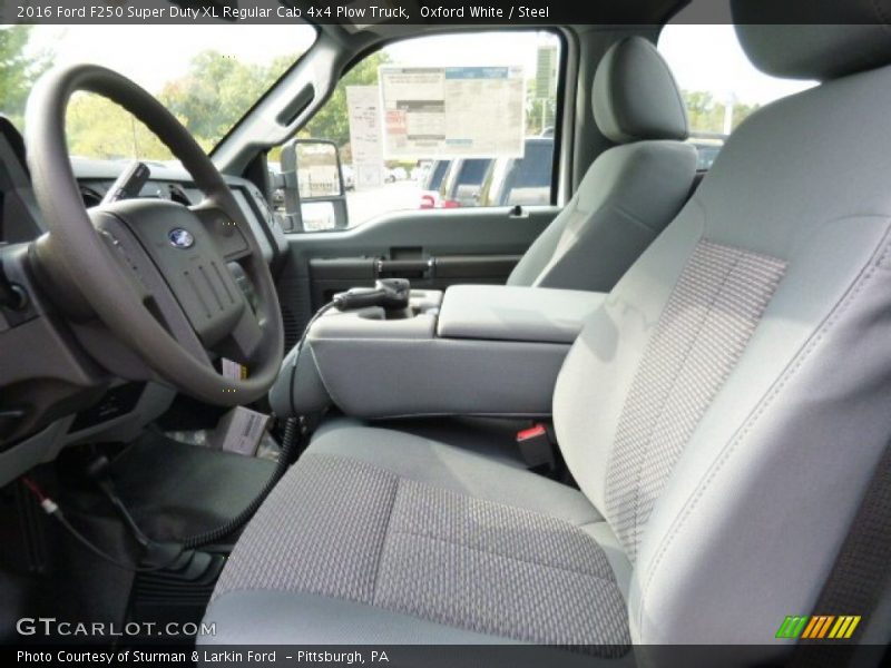 Oxford White / Steel 2016 Ford F250 Super Duty XL Regular Cab 4x4 Plow Truck
