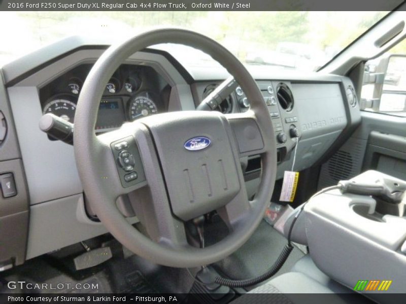 Oxford White / Steel 2016 Ford F250 Super Duty XL Regular Cab 4x4 Plow Truck