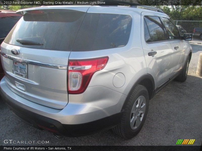 Sterling Gray Metallic / Medium Light Stone 2012 Ford Explorer FWD