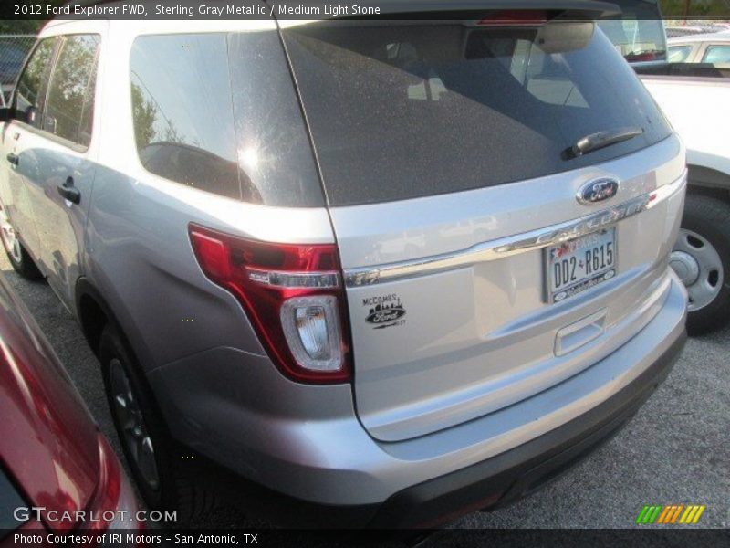 Sterling Gray Metallic / Medium Light Stone 2012 Ford Explorer FWD