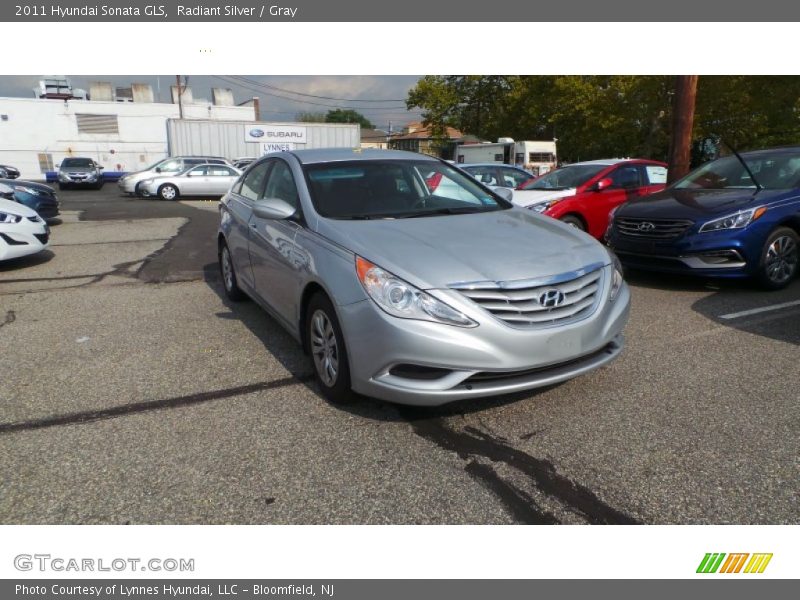 Radiant Silver / Gray 2011 Hyundai Sonata GLS