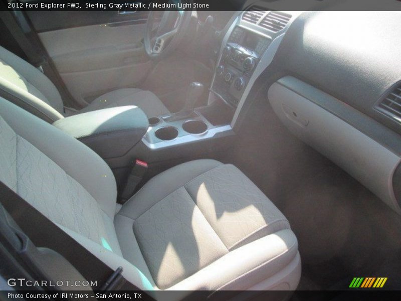 Sterling Gray Metallic / Medium Light Stone 2012 Ford Explorer FWD