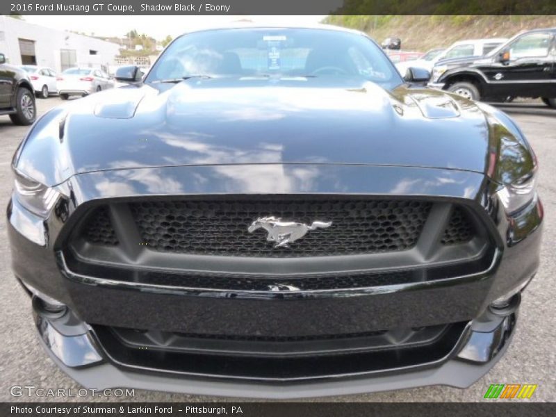 Shadow Black / Ebony 2016 Ford Mustang GT Coupe
