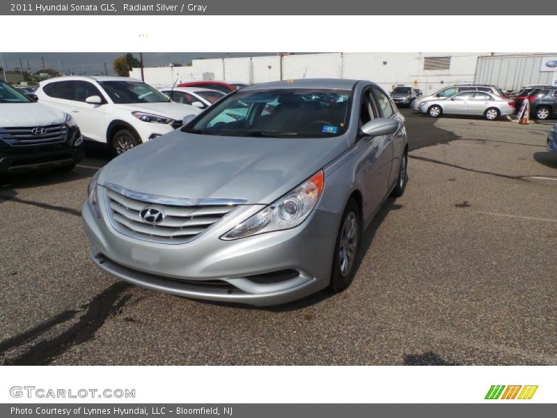 Radiant Silver / Gray 2011 Hyundai Sonata GLS