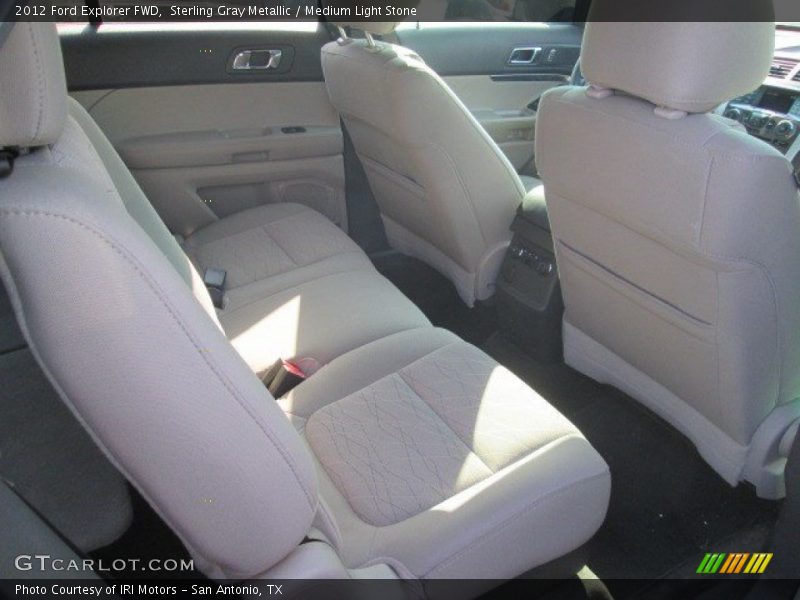 Sterling Gray Metallic / Medium Light Stone 2012 Ford Explorer FWD