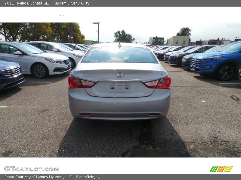 Radiant Silver / Gray 2011 Hyundai Sonata GLS