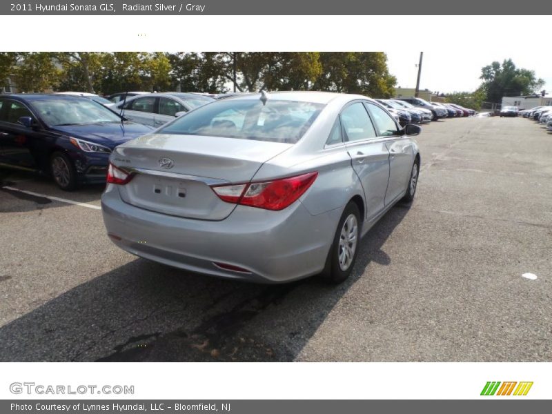 Radiant Silver / Gray 2011 Hyundai Sonata GLS