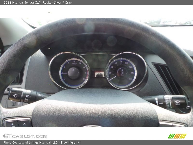 Radiant Silver / Gray 2011 Hyundai Sonata GLS
