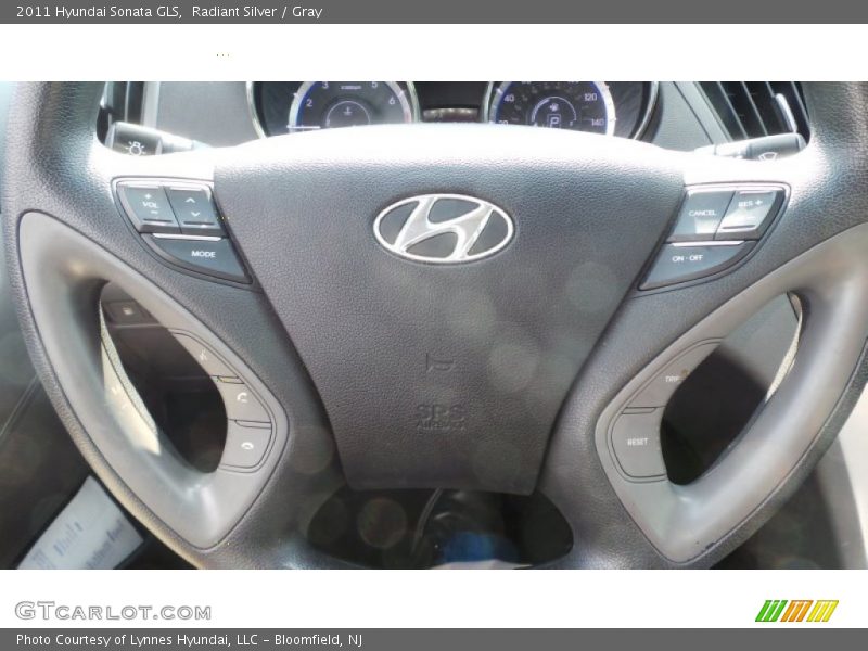 Radiant Silver / Gray 2011 Hyundai Sonata GLS