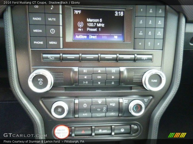 Shadow Black / Ebony 2016 Ford Mustang GT Coupe