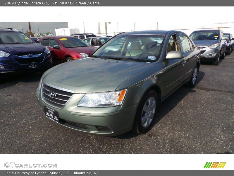 Natural Khaki Green / Camel 2009 Hyundai Sonata GLS