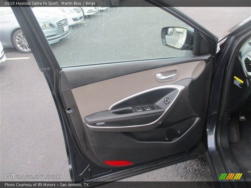Marlin Blue / Beige 2016 Hyundai Santa Fe Sport