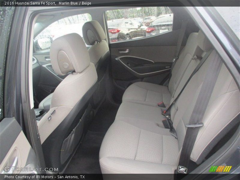 Marlin Blue / Beige 2016 Hyundai Santa Fe Sport