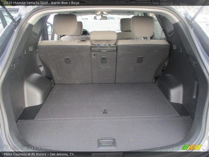 Marlin Blue / Beige 2016 Hyundai Santa Fe Sport