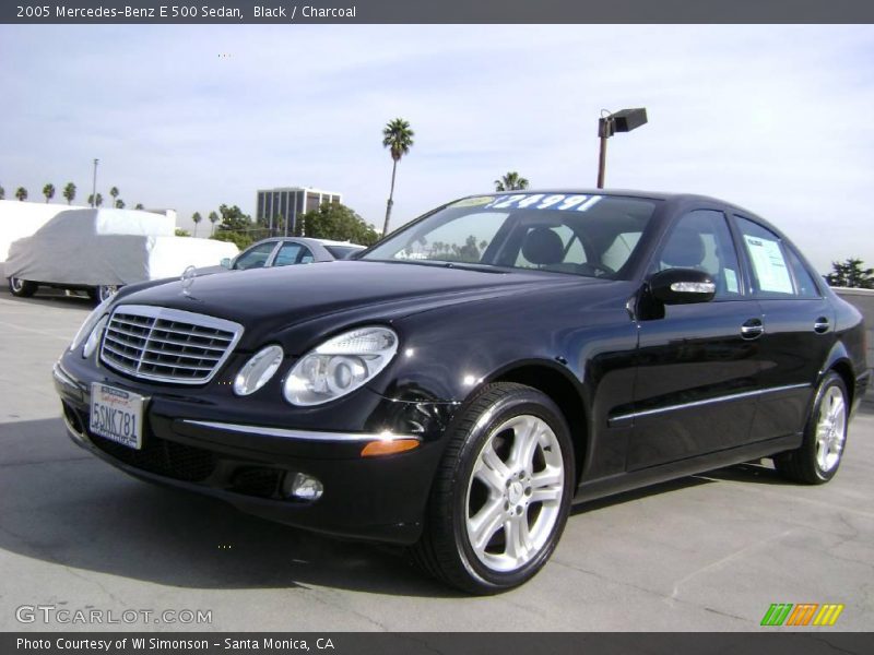 Black / Charcoal 2005 Mercedes-Benz E 500 Sedan