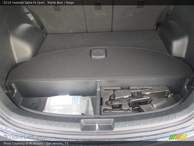 Marlin Blue / Beige 2016 Hyundai Santa Fe Sport