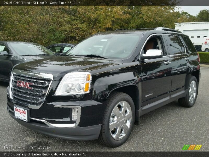 Onyx Black / Saddle 2016 GMC Terrain SLT AWD