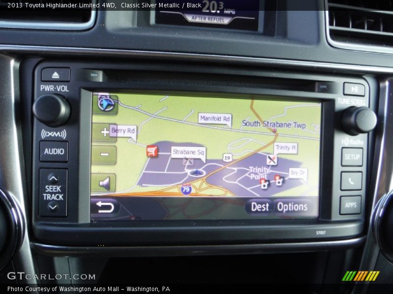 Classic Silver Metallic / Black 2013 Toyota Highlander Limited 4WD