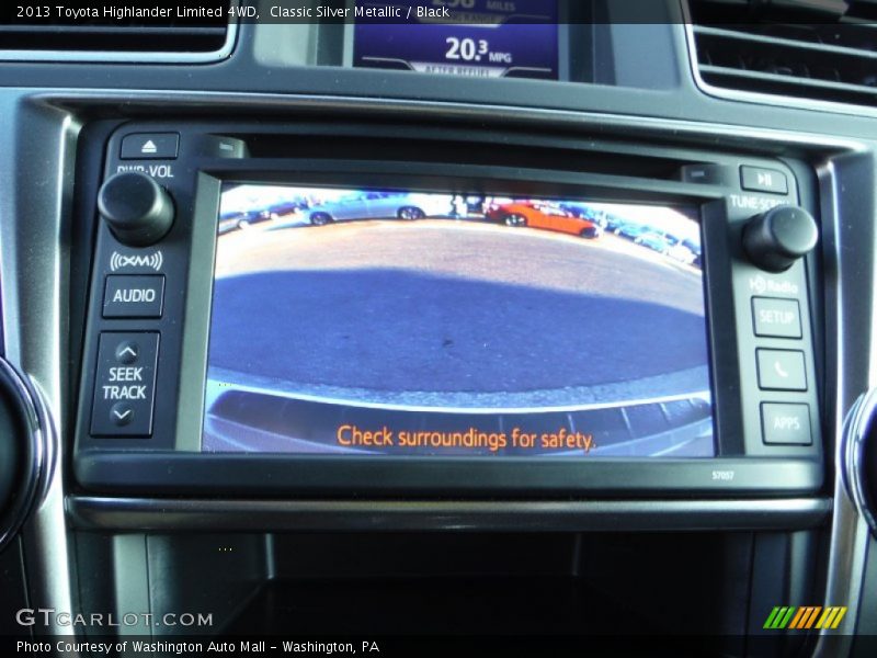 Classic Silver Metallic / Black 2013 Toyota Highlander Limited 4WD