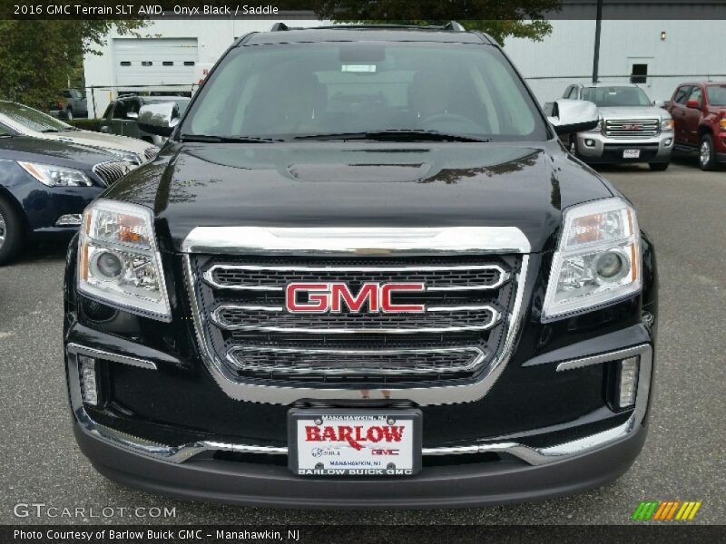 Onyx Black / Saddle 2016 GMC Terrain SLT AWD