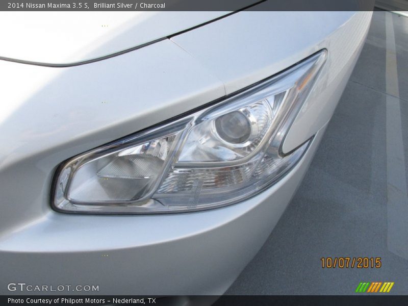 Brilliant Silver / Charcoal 2014 Nissan Maxima 3.5 S
