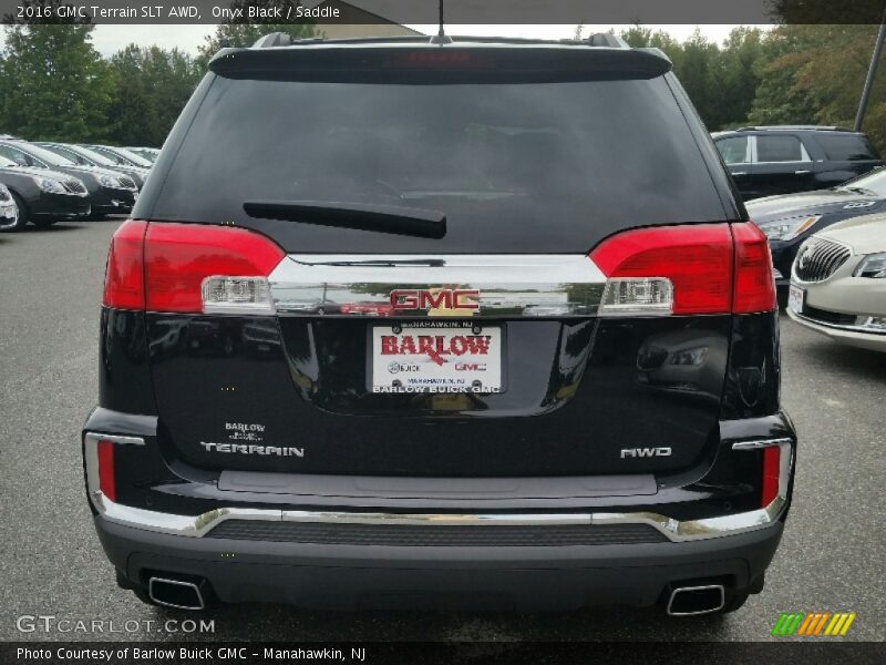 Onyx Black / Saddle 2016 GMC Terrain SLT AWD