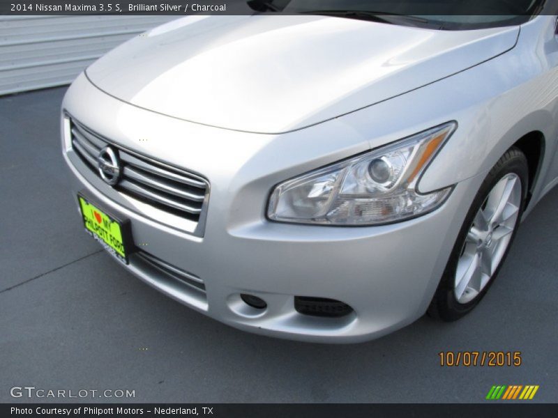 Brilliant Silver / Charcoal 2014 Nissan Maxima 3.5 S