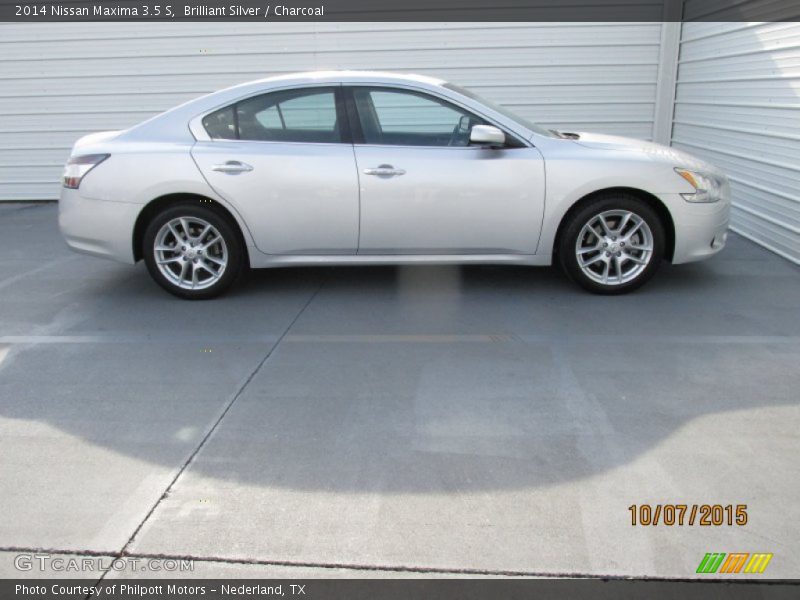Brilliant Silver / Charcoal 2014 Nissan Maxima 3.5 S
