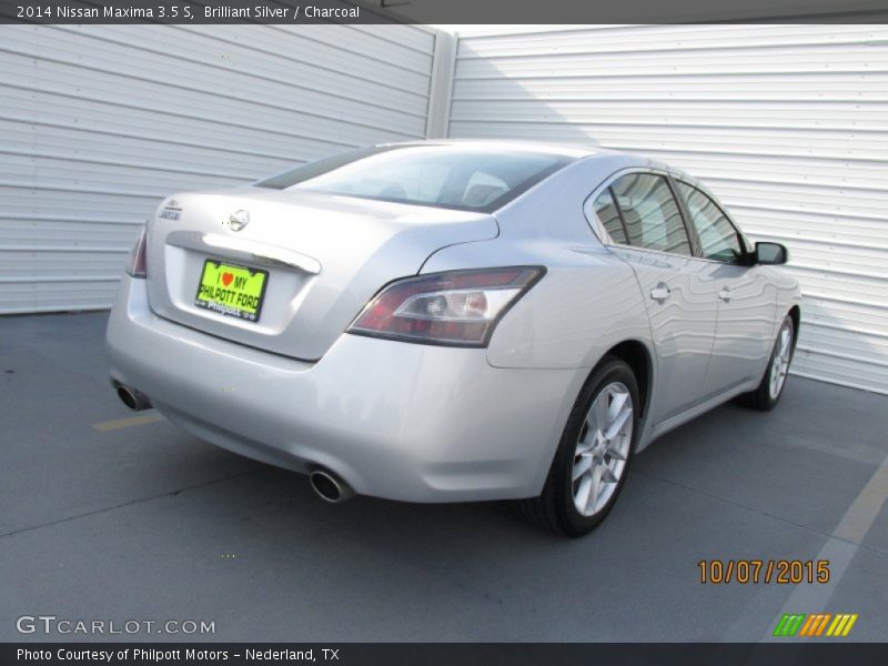 Brilliant Silver / Charcoal 2014 Nissan Maxima 3.5 S