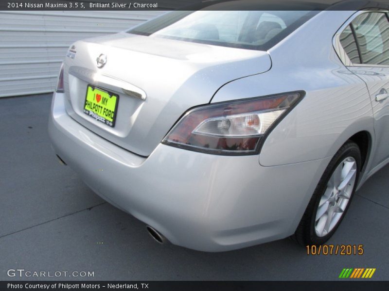 Brilliant Silver / Charcoal 2014 Nissan Maxima 3.5 S